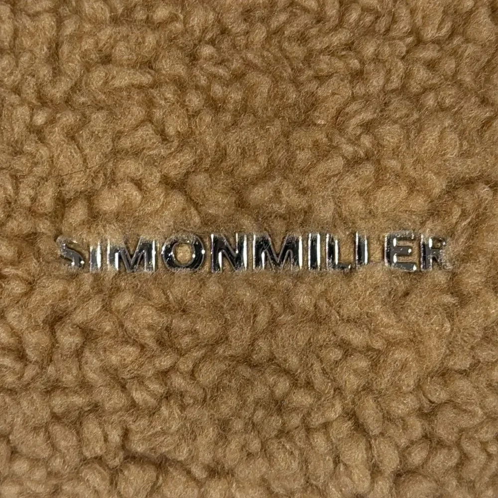 NWT Simon Miller Faux Sherpa Satchel Sasi Handbag Tan